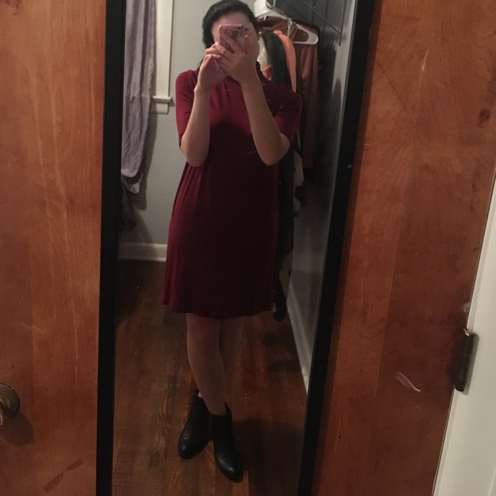 Boohoo Turtleneck Dress